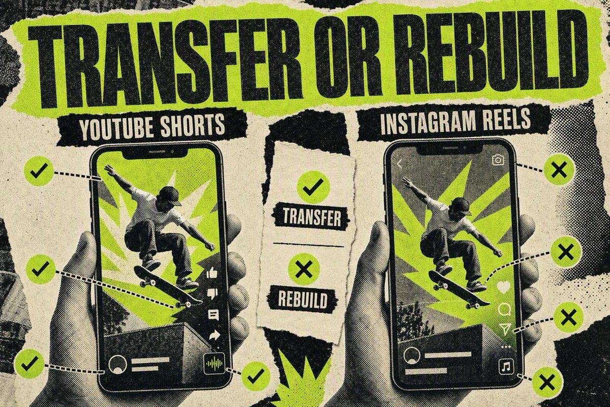 Shorts vs Reels: What Transfers and What You Have to Rebuild